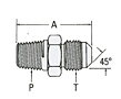 Pipe to 45o Flare